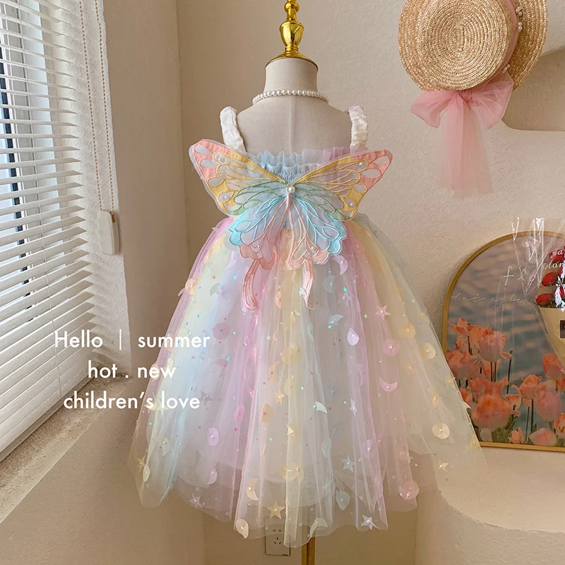 Korean Style New Summer Baby Girl Princess Dress Square