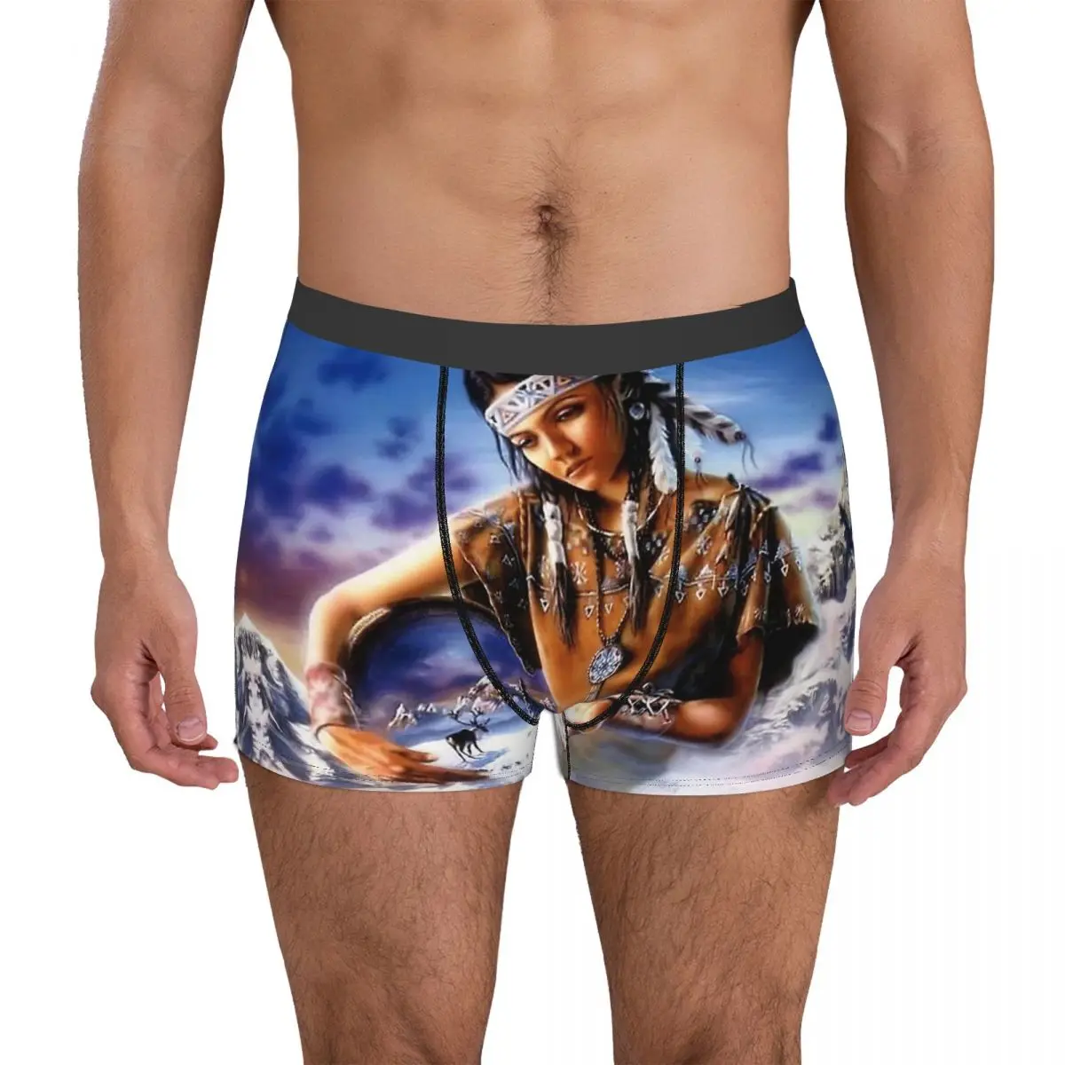 Native American The Great Spirit Underpants Cotton Panties Men's Underwear  Ventilate Shorts - AliExpress