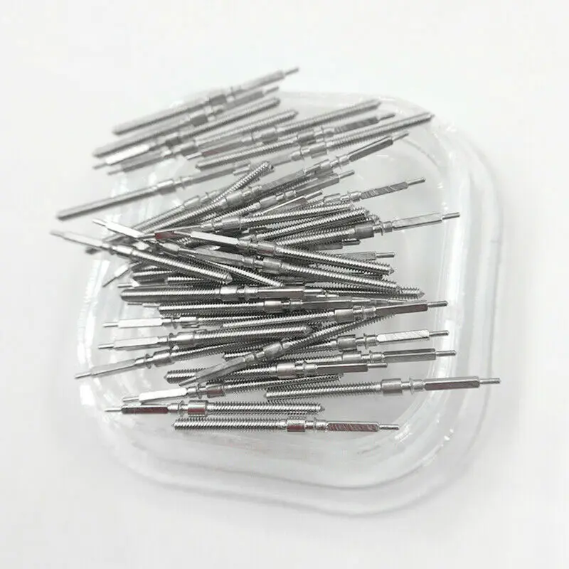 ETA 7750 7751 시계 운동 액세서리 시계 제조 업체 시계 줄기에 대 한 2Pcs 금속 시계 권선 줄기 교체 수리 부품