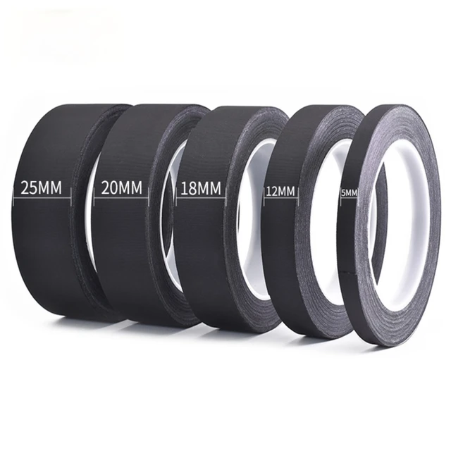 1PCS Black Acetic Acid Adhesive Tape Flame Retardant High Temperature  Insulating Acetate Cloth Tape For LCD Repairing