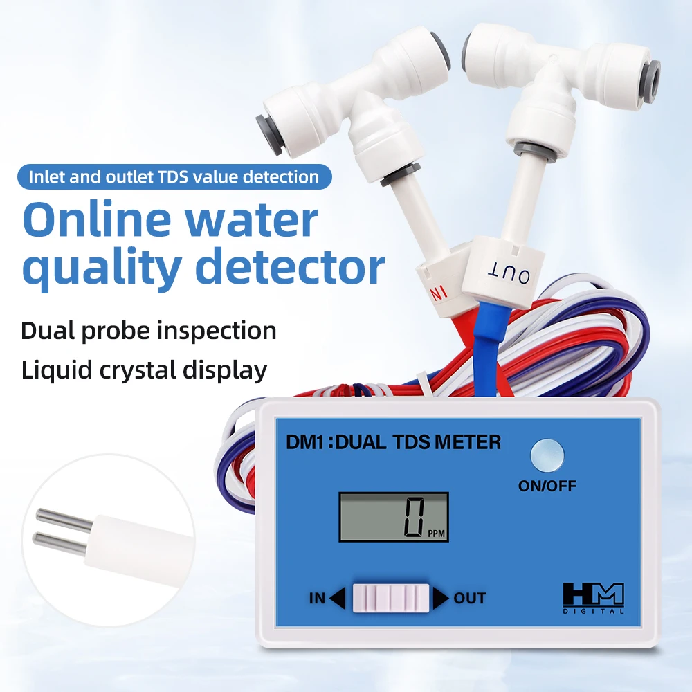Doppels onde Wasser tds Meter ec Leitfähig keits tester Wasser qualitäts detektor Monitor Trinkwasser Aquarium Aquarium Hydro ponik – Detail 2