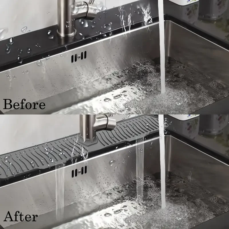 Faucet Mat Kitchen Faucet Splash Pad Bathroom Sink Guard 1 piece