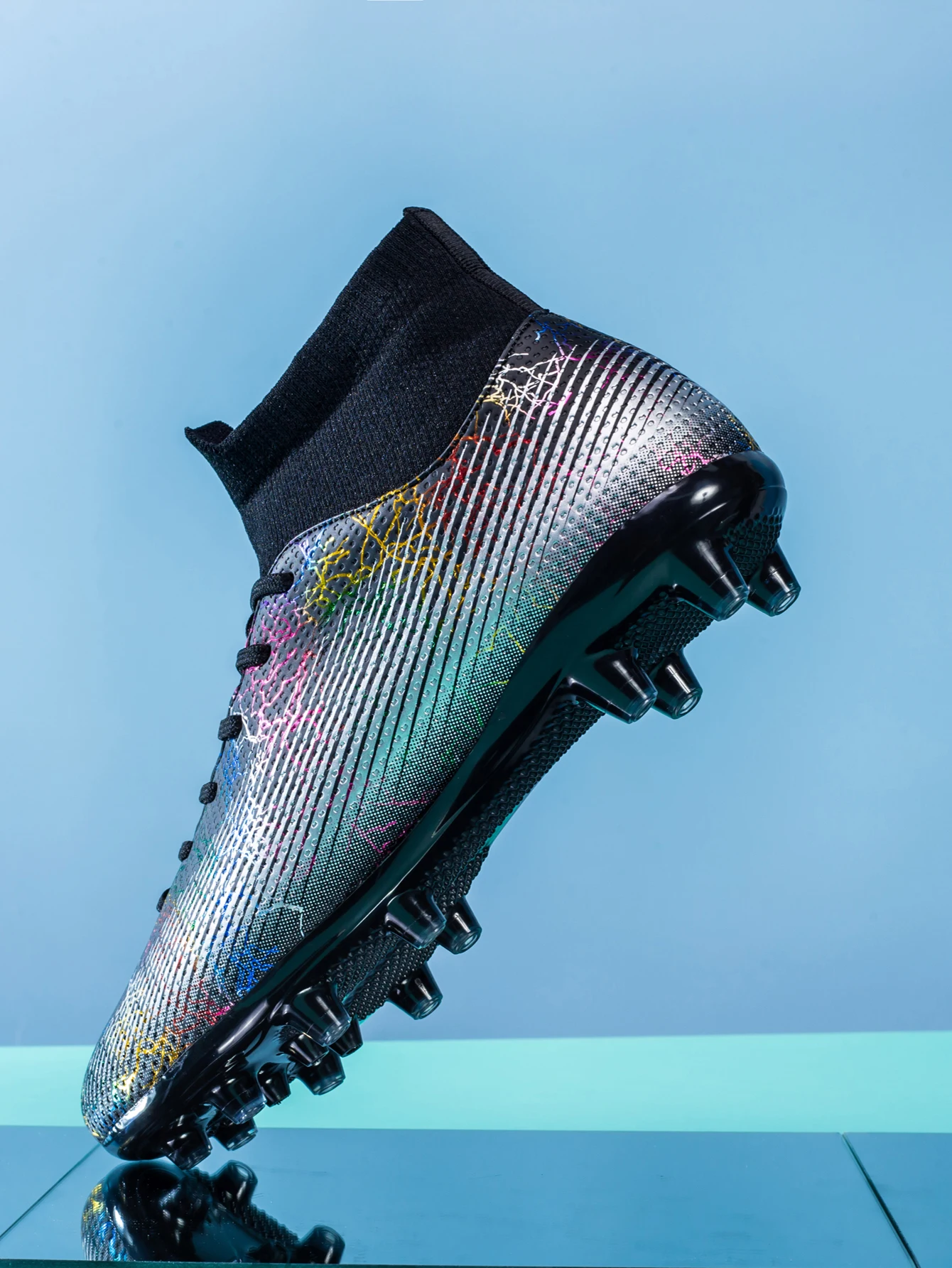 Men Kids Ankle Boots Children Fast Soccer Training Sneakers Outdoor Non Slip Male Football Cleats Shoes_voghion.com