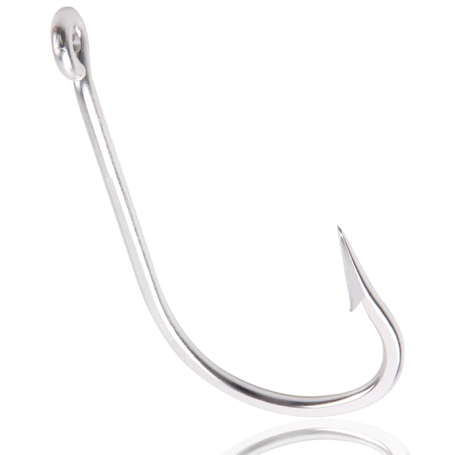 10pcs 7731 Tuna Big Game Fishing Hooks Stainless Steel Large Giant