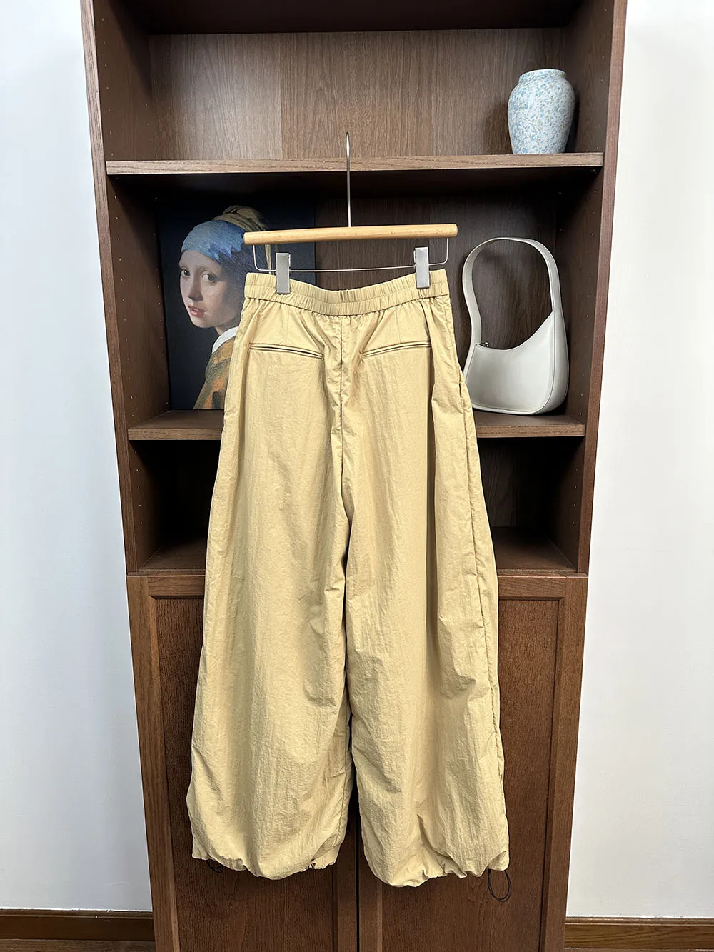 Red Thick High Waist Fleece Pants For Winter Warm And Stylish Unisex Trousers Cozy Comfort main image 1