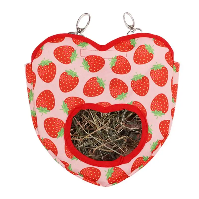 

Bunny Hay Bag Rabbit Hay Feeder Slow Feed Hay Bag Lightweight Foldable Bunny Hay Feeders Hay Storage Bag With 2 Metal Buckles