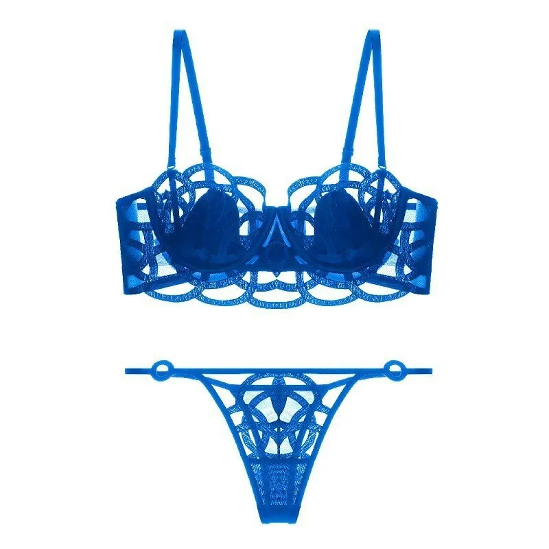 Blue T-Back Suit