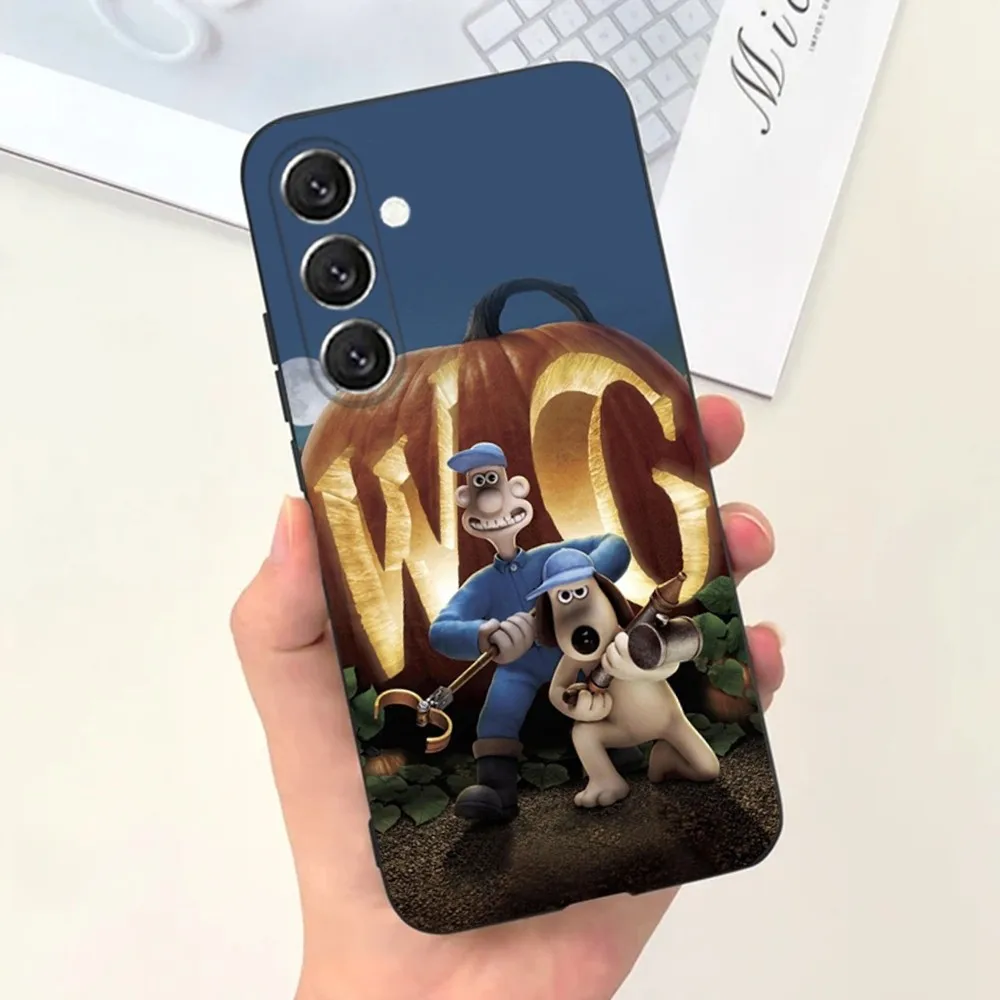 Charming Cartoon Duo Black Phone Case Cover