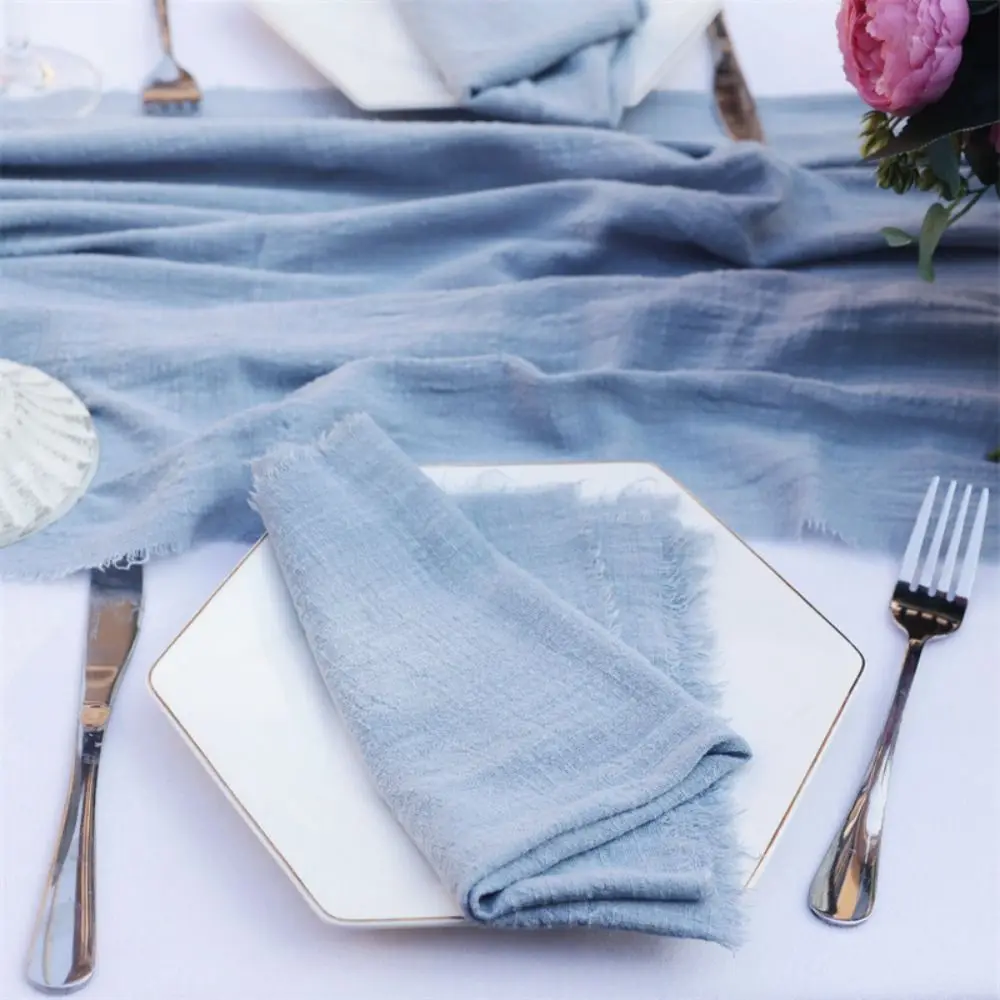 

Gauze Thin Table Decoration Banquet Wedding Dinner Kitchen Design Mat Tea Towels Party Supply Napkin