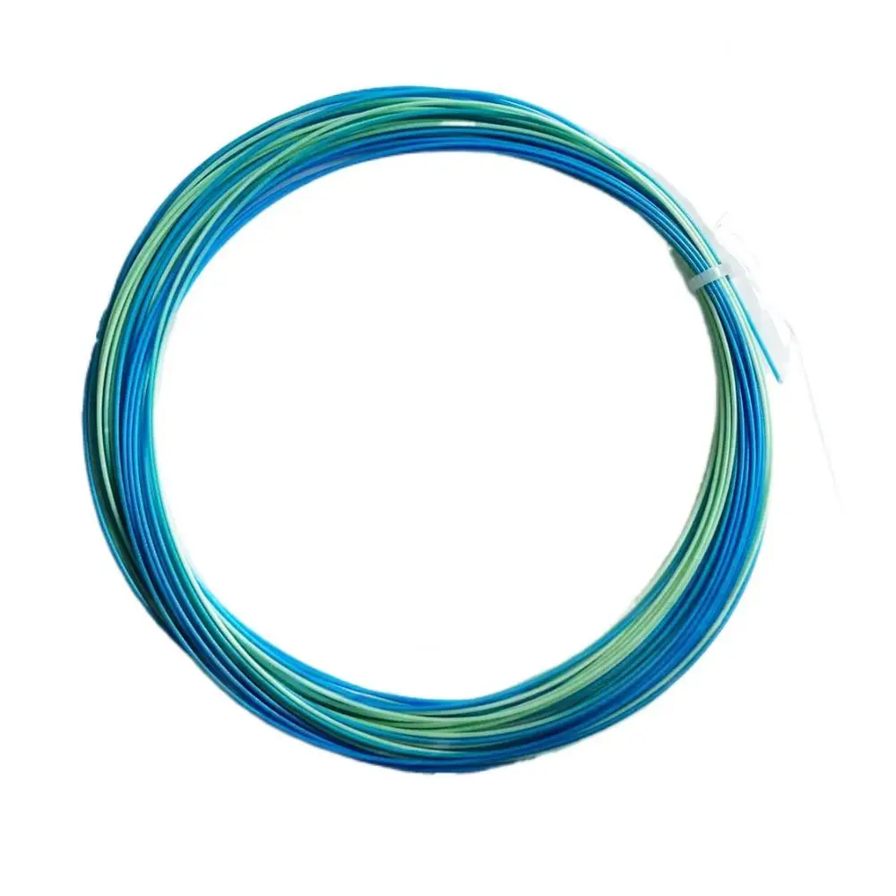 Vibrant Rainbow Durable Badminton Racket String - Elastic Training, 0.73mm