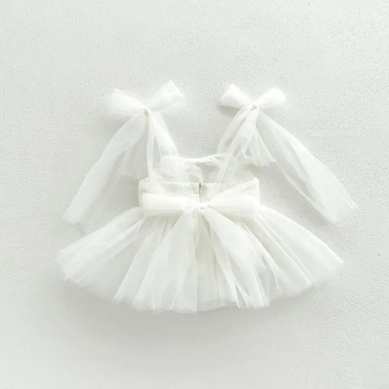 Säuglingsfoto Kostüm Spitzenkleid Fotoshooting Strampler Säuglingsdusche Geschenk A2UB – Detail 10