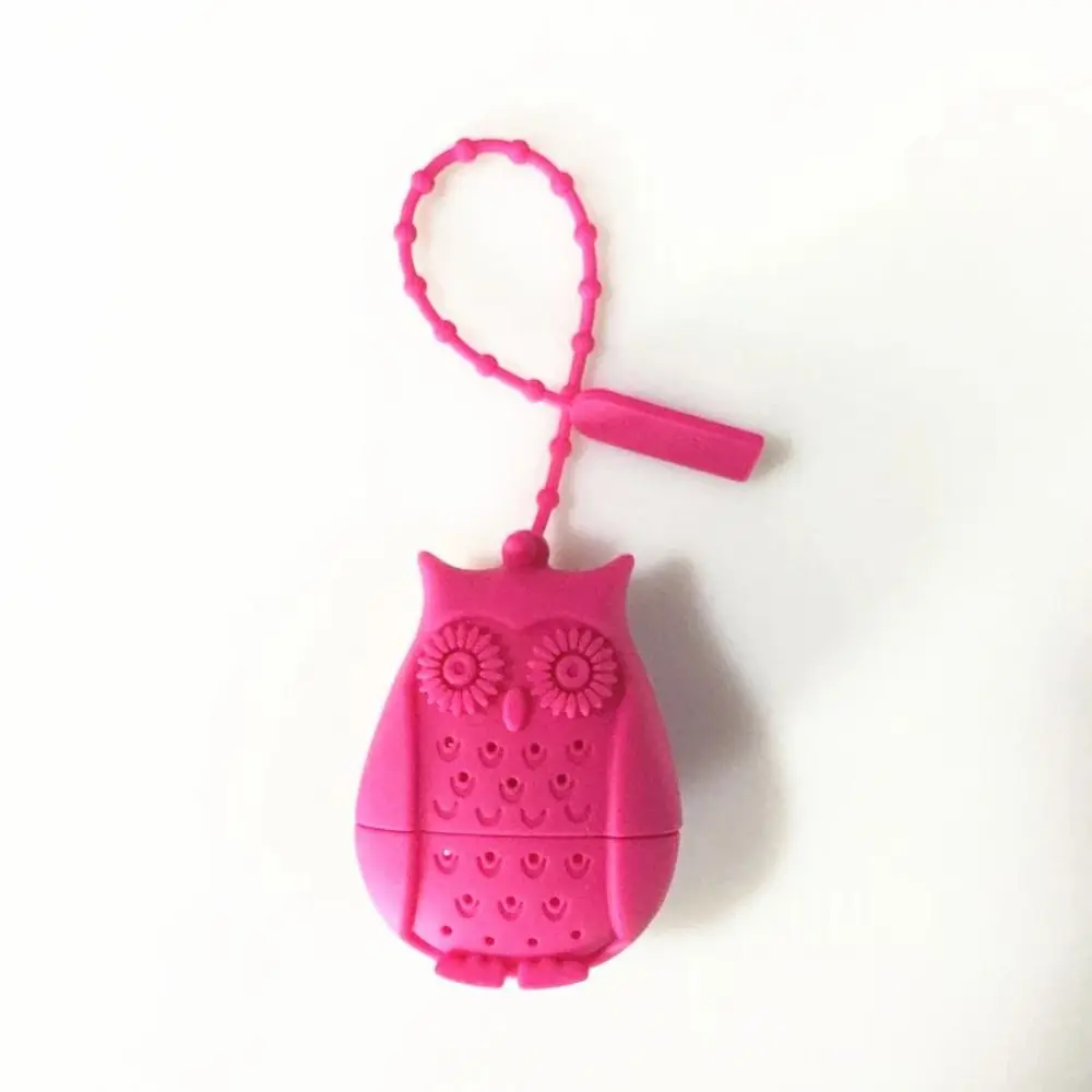 Tea Infuser Creative Owl Shape Tea Strainer Silicone Tea Bags Filter Loose-Leaf Infuser