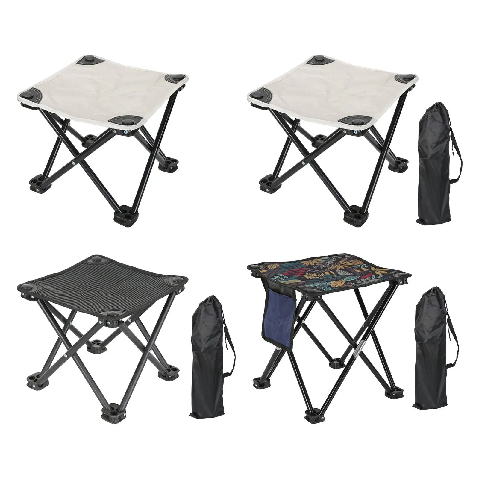 1PcsFoldingCampStoolPortableOutdoorStoolSmallChairFootrest