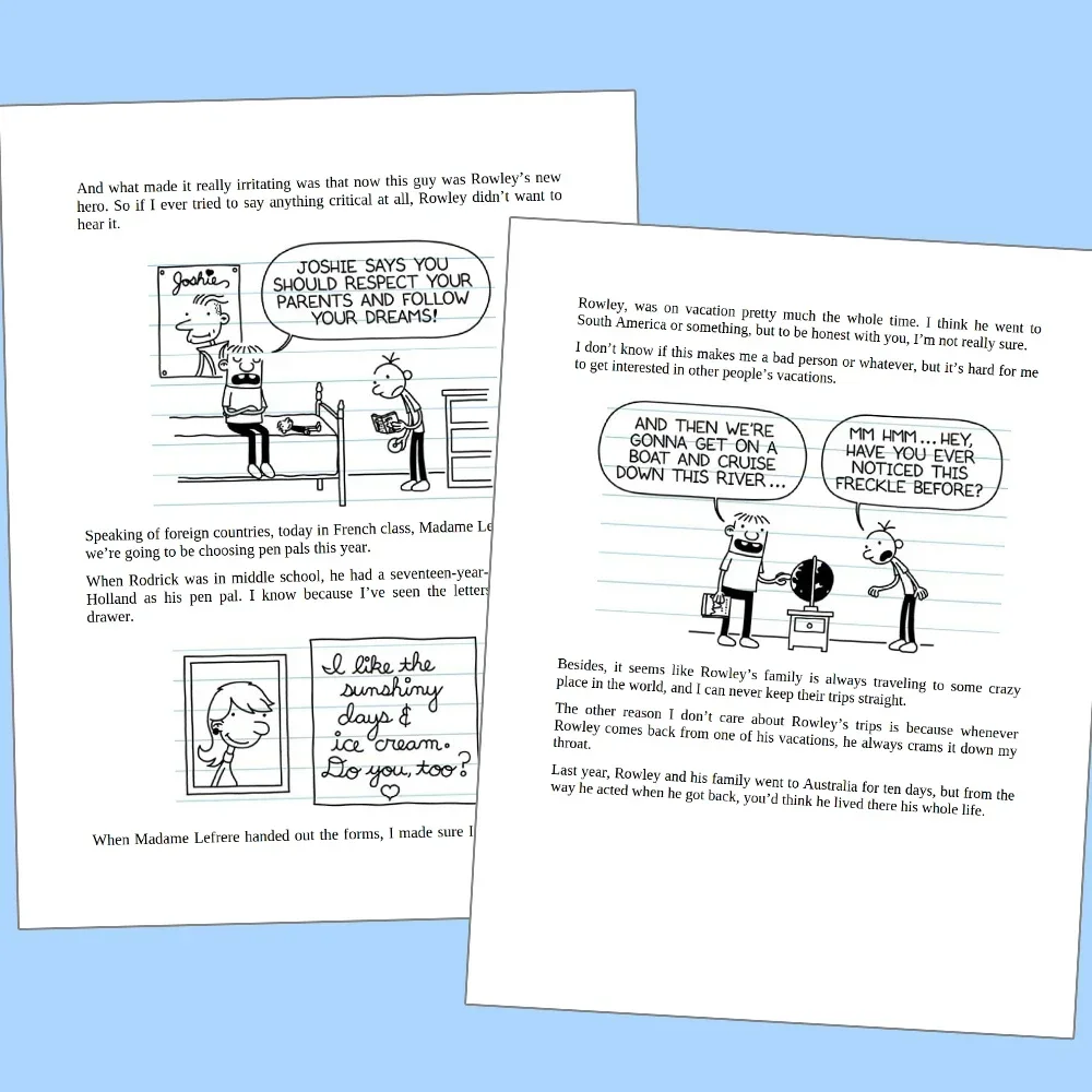 11 books/set Diary of a Wimpy Kid Inspirational growth Bestsellers Novels Humorous comic book 6