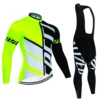 Spring Autumn Long Sleeve Cycling Jersey Set Breathable Bike Clothing Uniform MTB Bicycle Clothing Suits Maillot Ropa Ciclismo 1