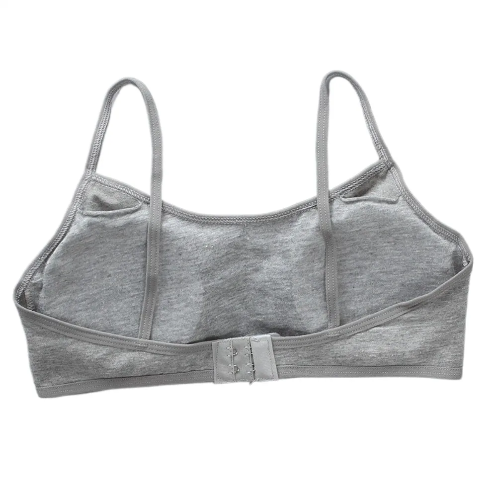 Cotton Teenage Girls Bras Breathable Casual Sports Training Bra Underwear Developmental Bras Children Tube Tops