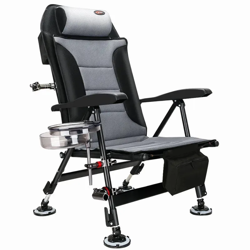 стул для рыбалки Reclining Folding Light All-terrain Folding Large Reclining Fishing Chair