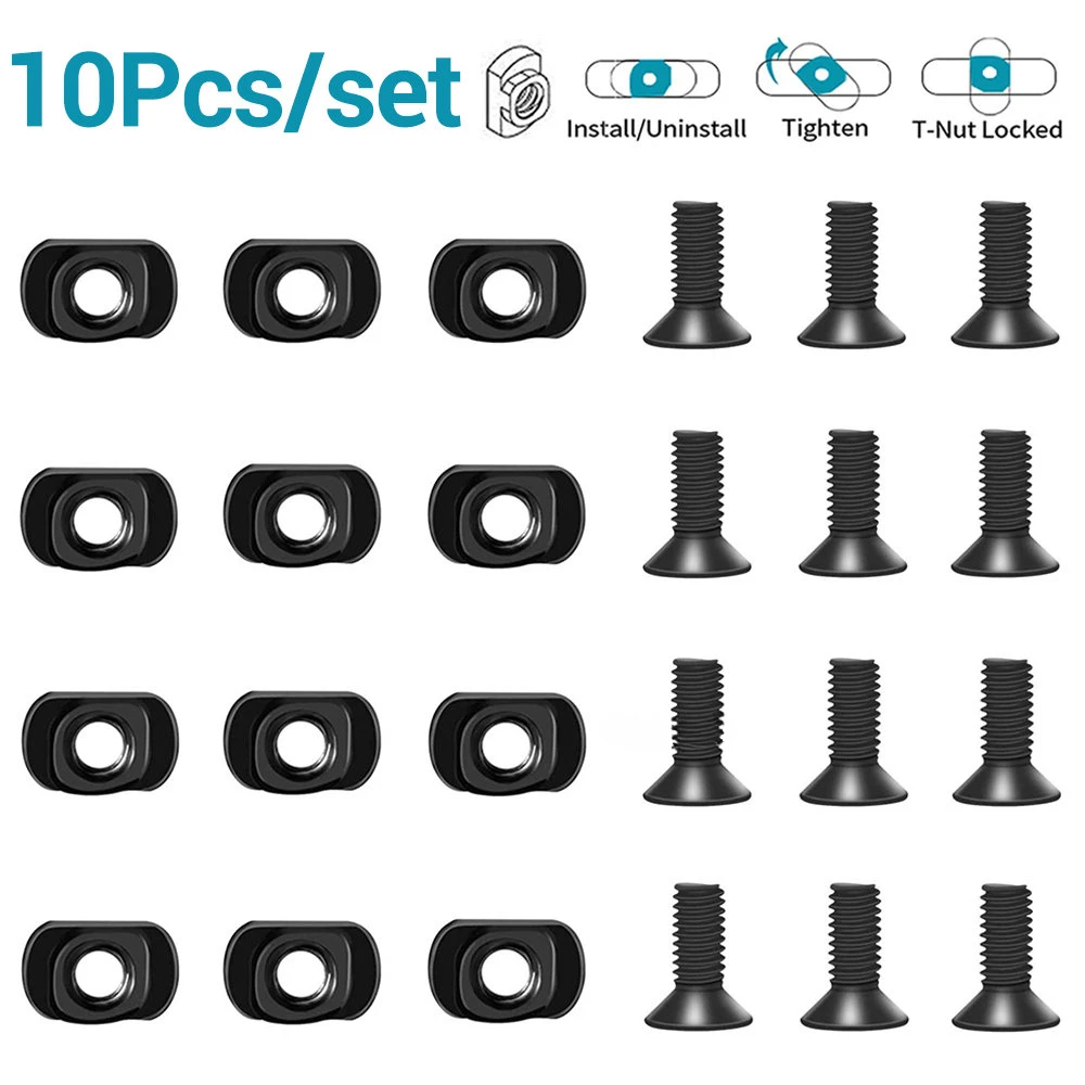M Lok Screw Replacement Set 10Pcs For MLOK Handguard Rail Sections