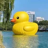 Floating Giant Inflatable Yellow Duck With Sunglasses Huge Sealed Inflatable Rubber Duck WaterPark Pool Decoration For Event 3