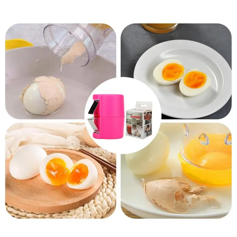 Stainless Steel Egg Shell Opener, Egg Beater, Egg Shell Separator Gadgets Household Kitchen Baking Tools