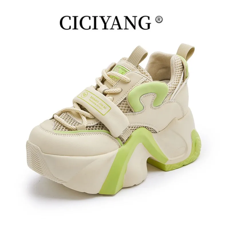 

CICIYANG Sneakers Women Shoes 2023 Pattern Canvas Shoe Casual Women Sport Shoes Flat Lace-Up Adult