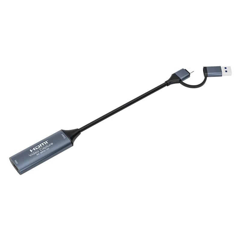 Video Capture Card MS2130 Chip Type C USB3.0/2.0 4K HDMI-compatible Video Grabber 1080P Game Recording Live Streaming PS4 Xbox