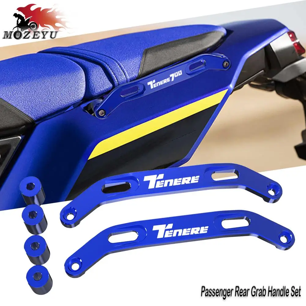 

For Yamaha Tenere 700 XTZ700 2019-2023 Passenger Rear Grab Handle Set Parts Tenere 700 World Raid T700 Rally 2020 2021 2022 2023
