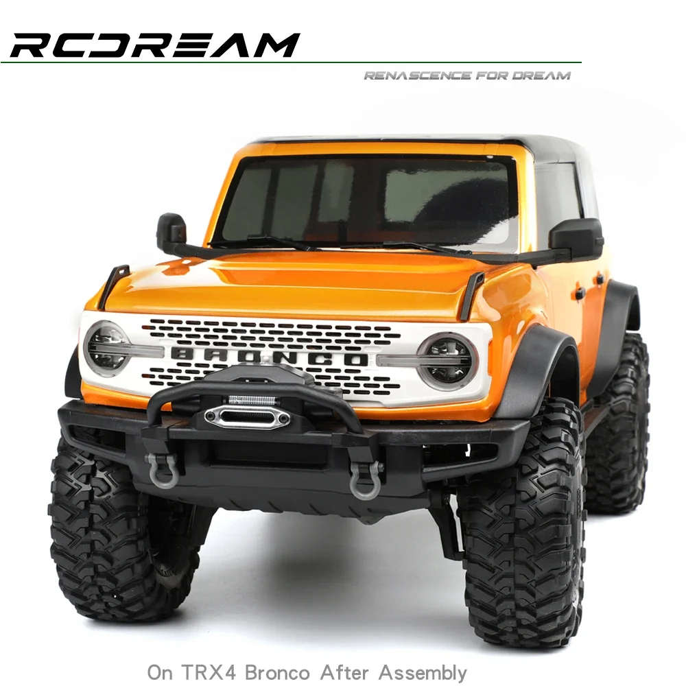 RCDream Front Grille Mask #A For TRAXXAS TRX4 New Bronco Body Upgrade Option parts #B6A1-W B6A1-B