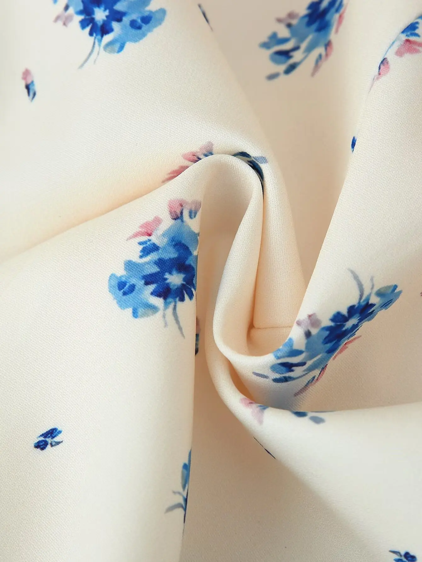 2025 Spring Autumn Lacing Up Bow Sashes Beige Floral Print Blazer Boyfriend Vintage Women Front Pockets Loose Suit Fashion Coat