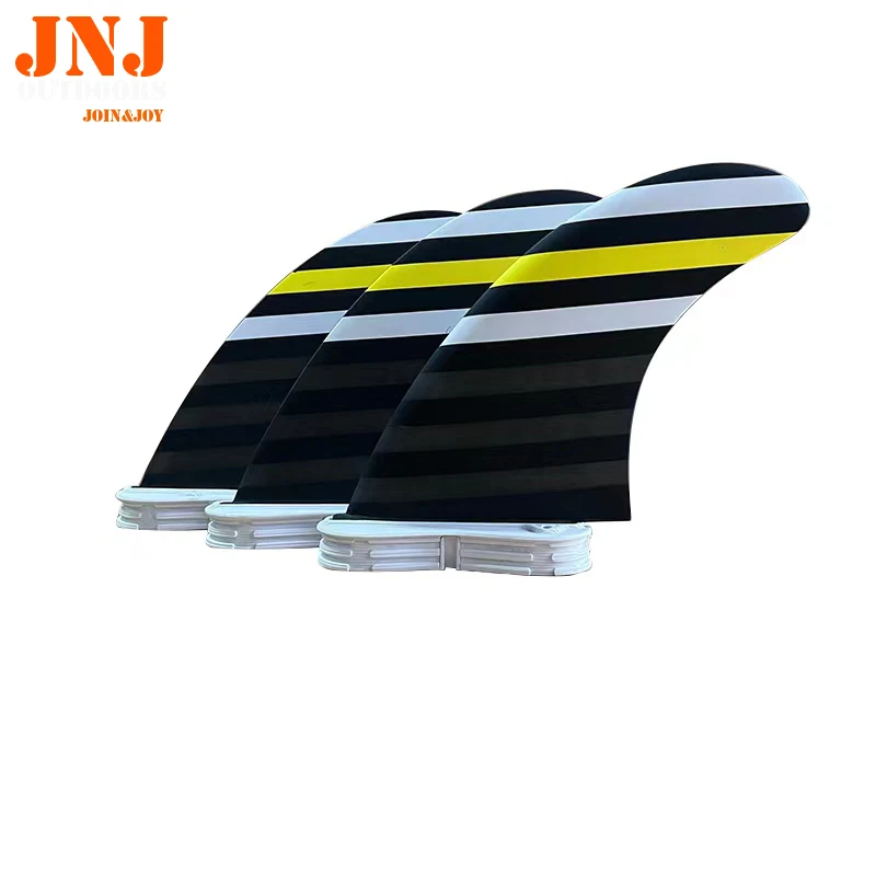 JNJ-FCS 2 Fiberglass Surfboard Fins G7 Large Thruster