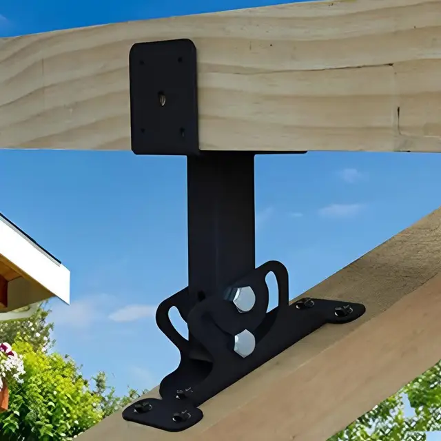 Fad Riser Pergola Roof Riser 3-Pack Bracket Kit - 180° Adjustable, Fits 3.5