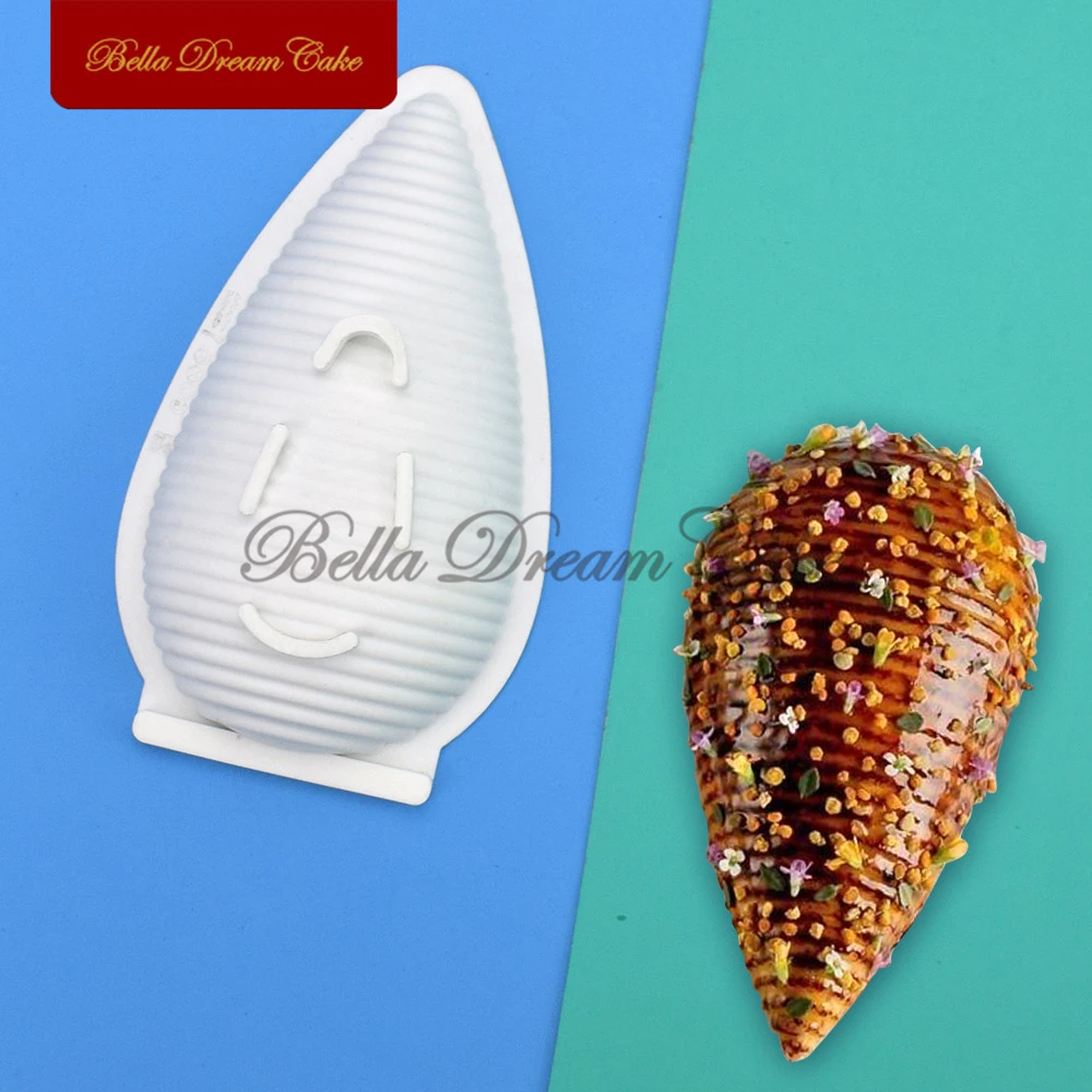 Small Chicken Egg Shell Shape Silicone Mousse Mould DIY Chocolate Mold For Molecular Gastronomy Cake Decorating Tools Bakeware
