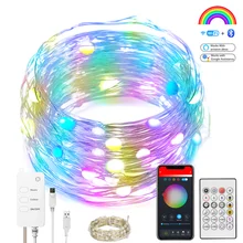 

WiFi Fairy Lights Festoon LED String Light Smart Garland RGB LED Party Light For House Wedding Decoration Work with Alexa Google