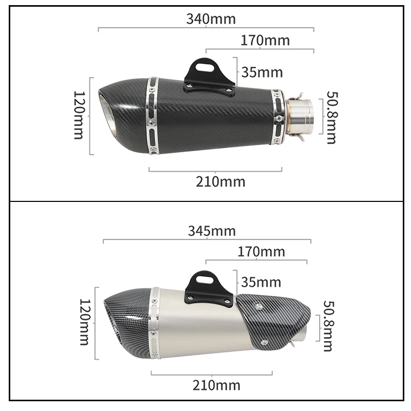 Motorcycle Full Exhaust System Modify Front Link Pipe Moto Muffler DB Killer Slip On For Honda CBR650R CBR650F CB650R CB650F - Image 5