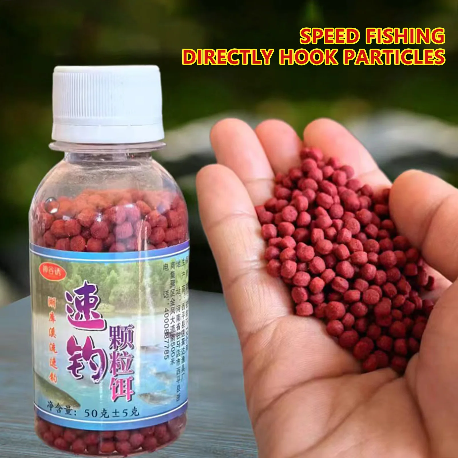 Appât concentré pellets fort attractant portable pour carpe carassin tilapia pêche