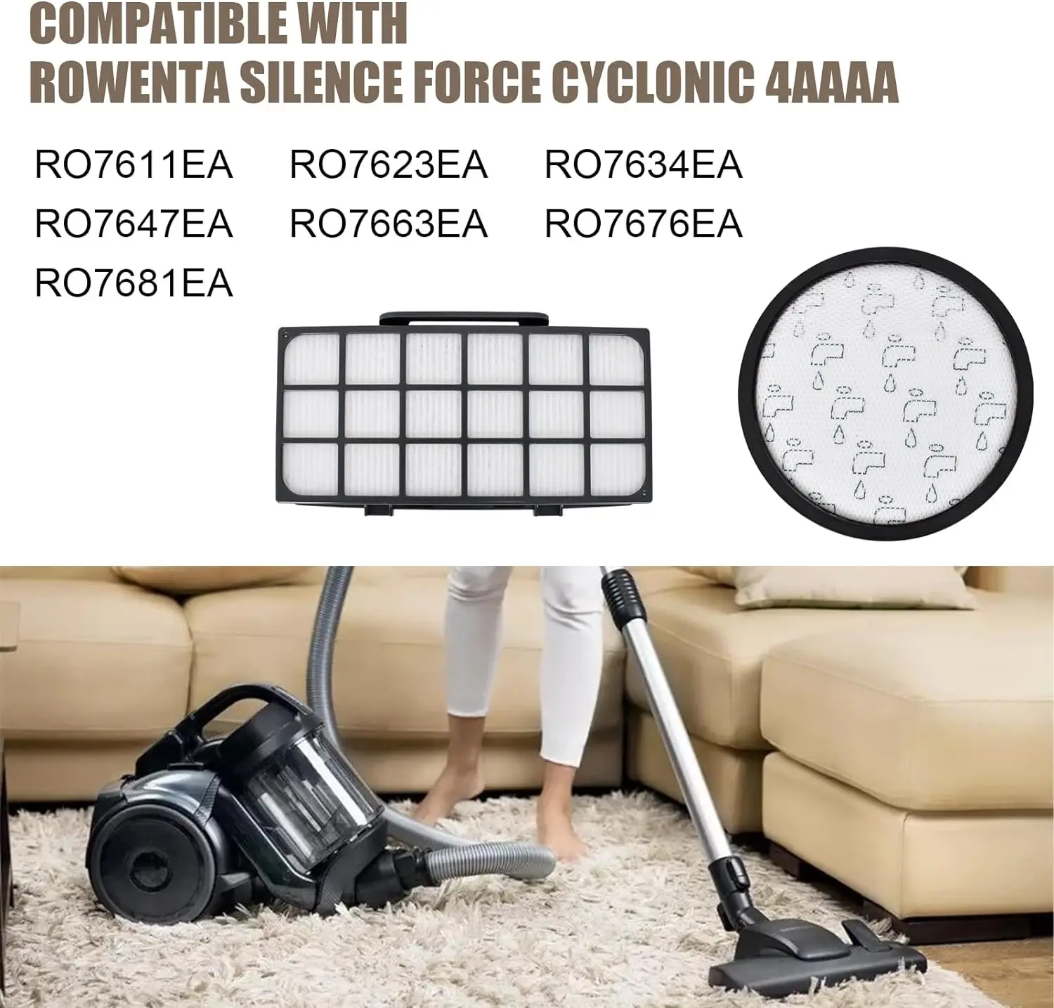 Ro6984ea Ro6941ea Filtre Aspirateur Rowenta Ro6921ea Filtre