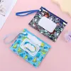 1Pcs Portable Wet Wipes Bag Flip Cover Tissue Box Cosmetic Pouch Baby Product Snap-Strap Carrying Case Stroller Accessories 1