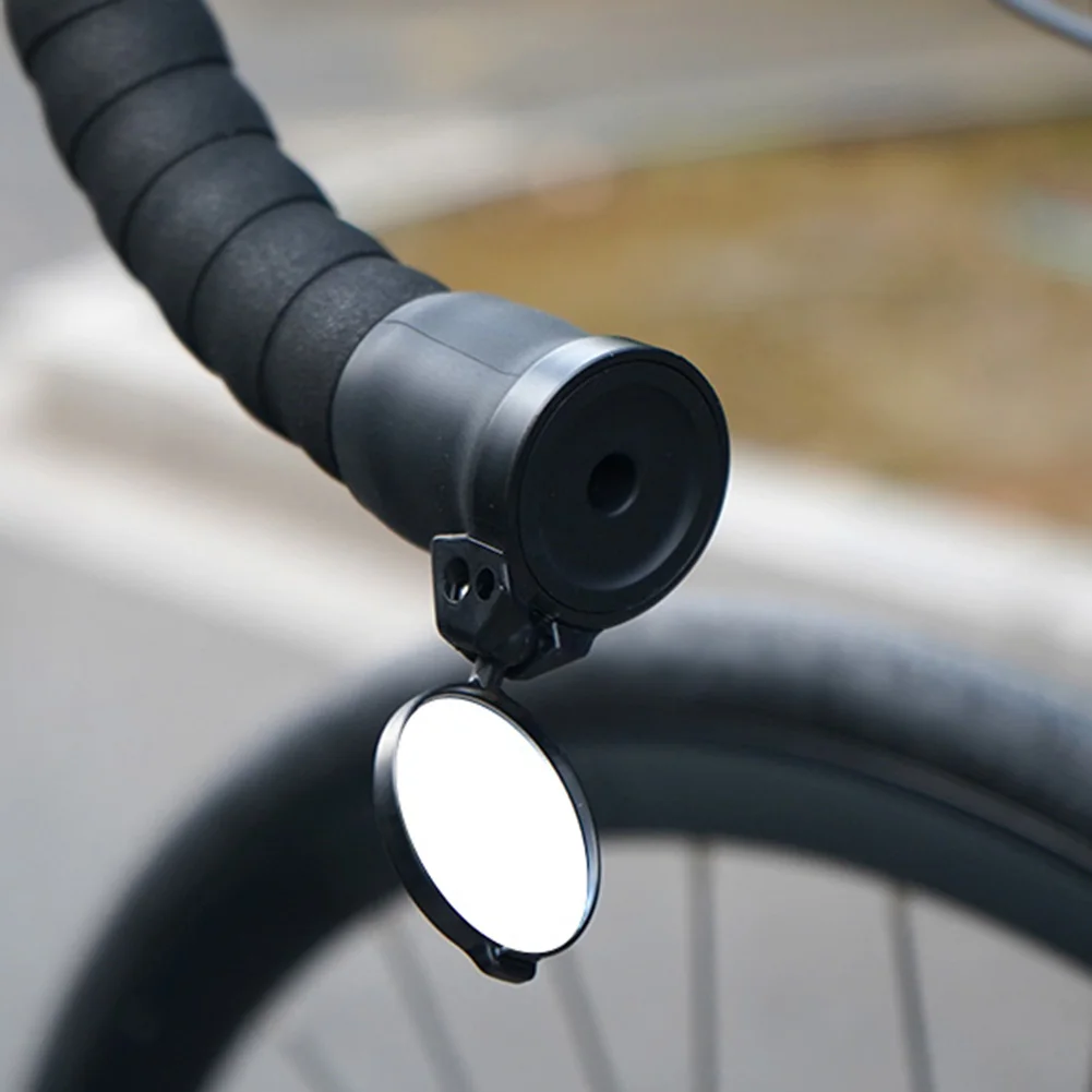 Espejo retrovisor para bicicleta, accesorio para manillar de ciclismo,  ajustable, giratorio, gran angular - AliExpress