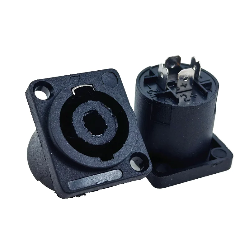 Metall Quadratisch 4 Stück MW Audio 3-Pin XLR Buchse Mikrofonanschluss XLR-Buchse für Audio-Mixer Zubehör – Detail 2