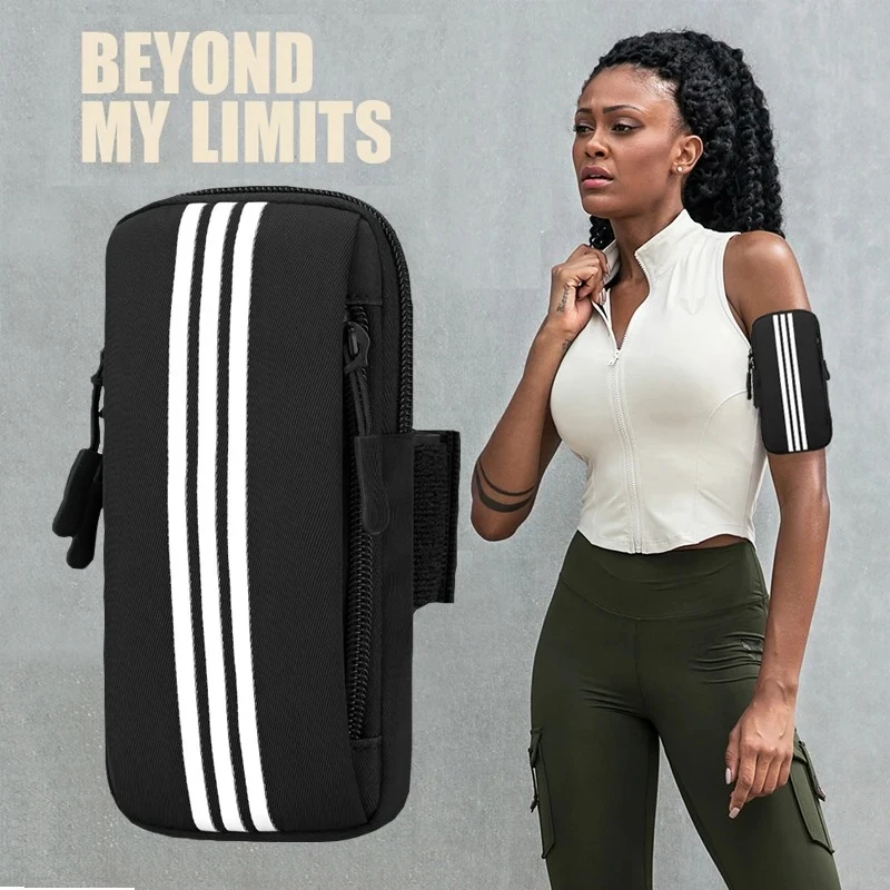 Phone armband Mobile phone armband Phone arm band Sports arm bag Fitness arm bag Armbag Reflective Phone case Running holder bag For IPhone 14 15 Pro Max Xiaomi Samsung Jogging Gym Sport Waterproof Armband