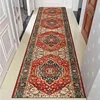 Bohemian Long Corridor Carpet European Luxury Decoration Hallway Runners Rugs Anti-slip Easy Cleaning Floor Mat Stairway Carpets 1