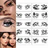 10 Halloween Removable Temporary Eye Tattoo Stickers,Can Be Used Realistic Tattoos,Waterproof and Sweatproof,Halloween Makeup 1
