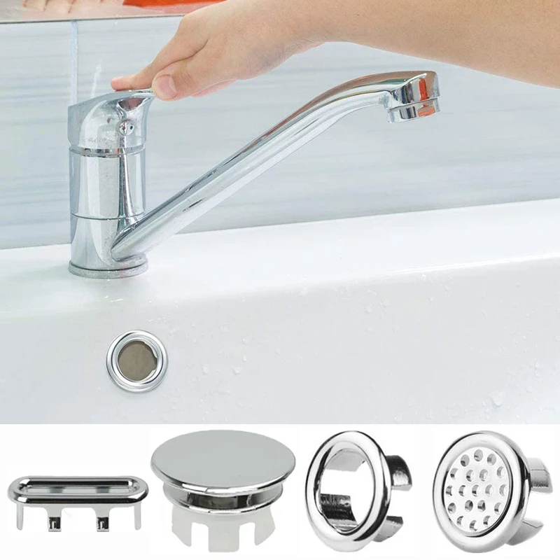 Plastic Spilled Water Ring Wash Basin Overflow Ring Overflow Spare Cover Insert Replacement Tidy Chrome Trim Bathroom Supplies Plastic Spilled Water Ring Wash Basin Overflow Ring Overflow Spare Cover Insert Replacement Tidy Chrome Trim Bathroom Supplies