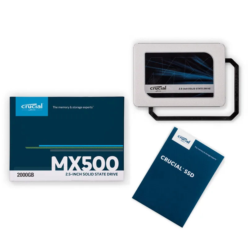 Original Crucial MX500 Internal SSD 3D NAND SATA 2.5'' Internal Solid State  Drive 250G 500G 1TB 2TB 4TB Hard Disk For Desktop PC - AliExpress