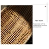 Creative Imitation Rattan Fruit Basket Plastic Sundry Storage Basket Hand-Woven Storage Box Home Kitchen Storage Supplies 6