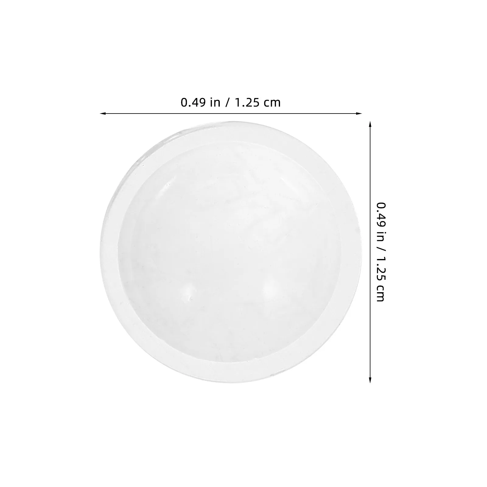 5Pcs 12.5mm 빔 집중 볼록 렌즈 손전등 프로젝터 카메라 돋보기 물리학 실험용 Pmma 광학 렌즈