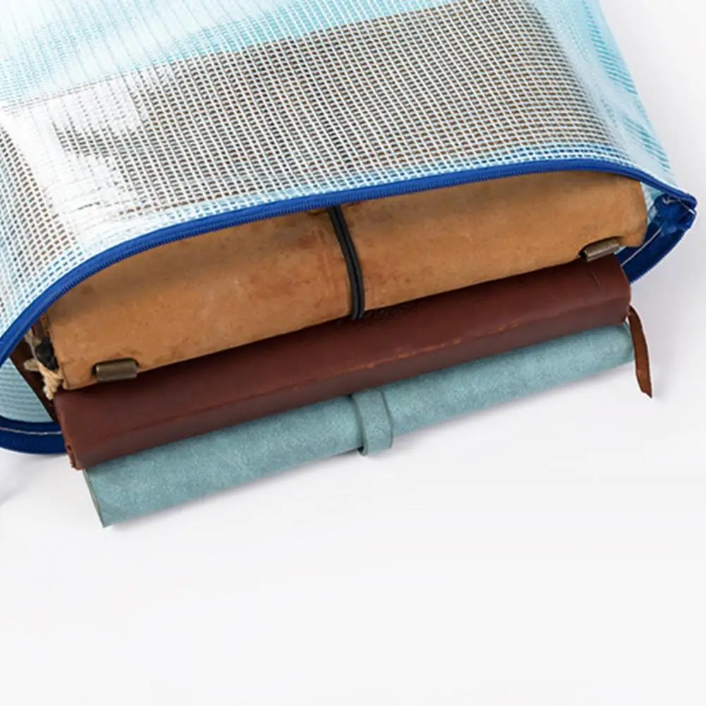 

5 шт./компл. практичная сумка для документов, утолщенная Легкая Сумка для документов, Сумка для документов из прозрачной сетки в ассортименте