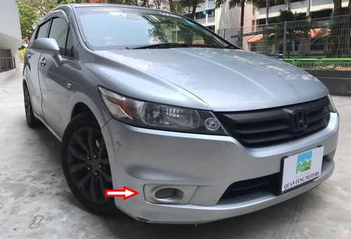 2x Front Full LED Fog Lights with Cut-Line Lens White / Yellow Color Fog Lamp for Honda Stream RSZ RN6 07.2006 2007 2008 05.2009 detail image 1