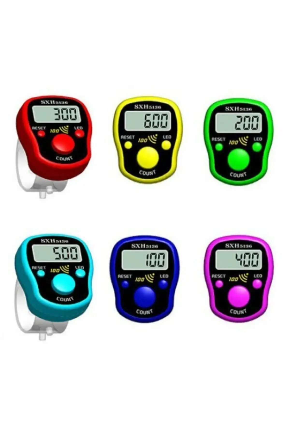 

Zikirmatic (Audio Light Digital Ring Zikirmatic) 10 Pcs Alarm Every 100 De Rosary Other Accessory
