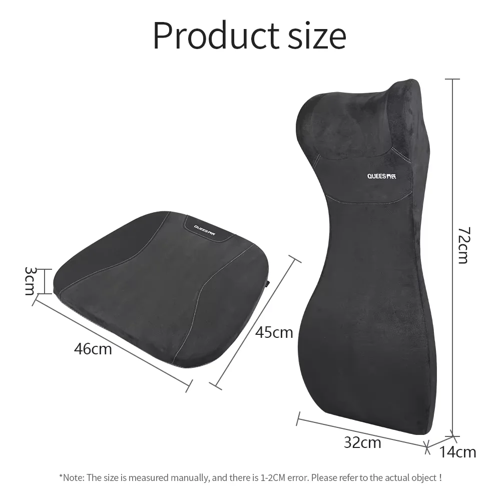 LIVICHEPIN Car Headrest Waist Protection Car Seat Backrest Cushion Auto Lumbar Cushion Waist Support Integrated Waist Cushion